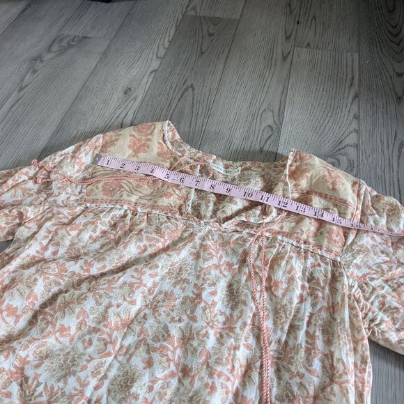 Nani Pani Magnolia Cotton Viole Size Medium/Large Boho Peasant Top - Picture 7 of 9
